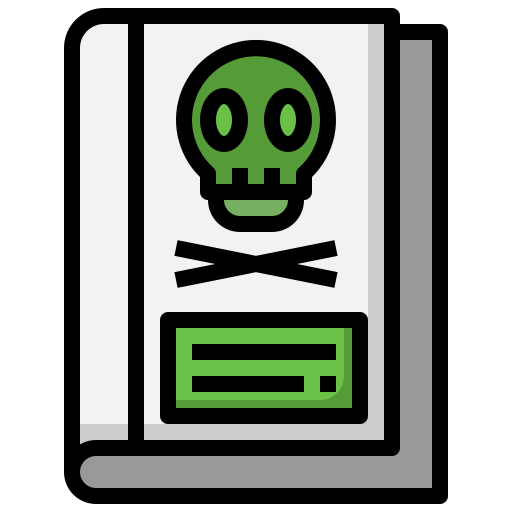 Poison book icon